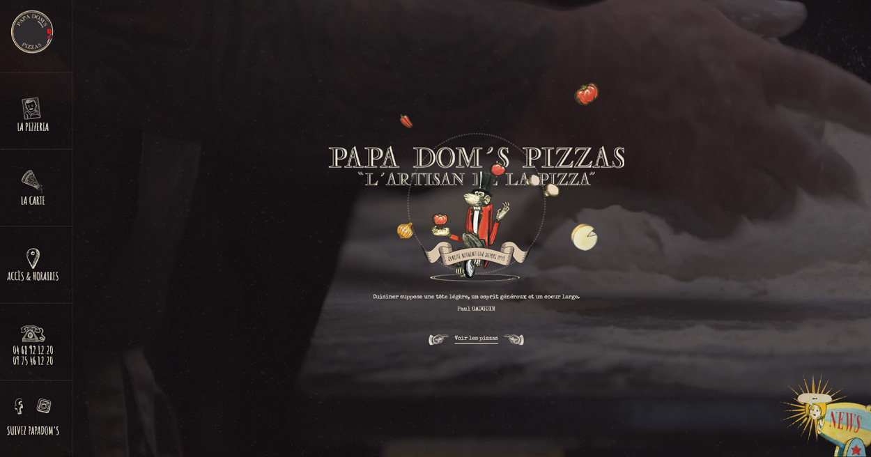 Pizzeria Papa Dom's Pizzas Perpignan Saint Estève